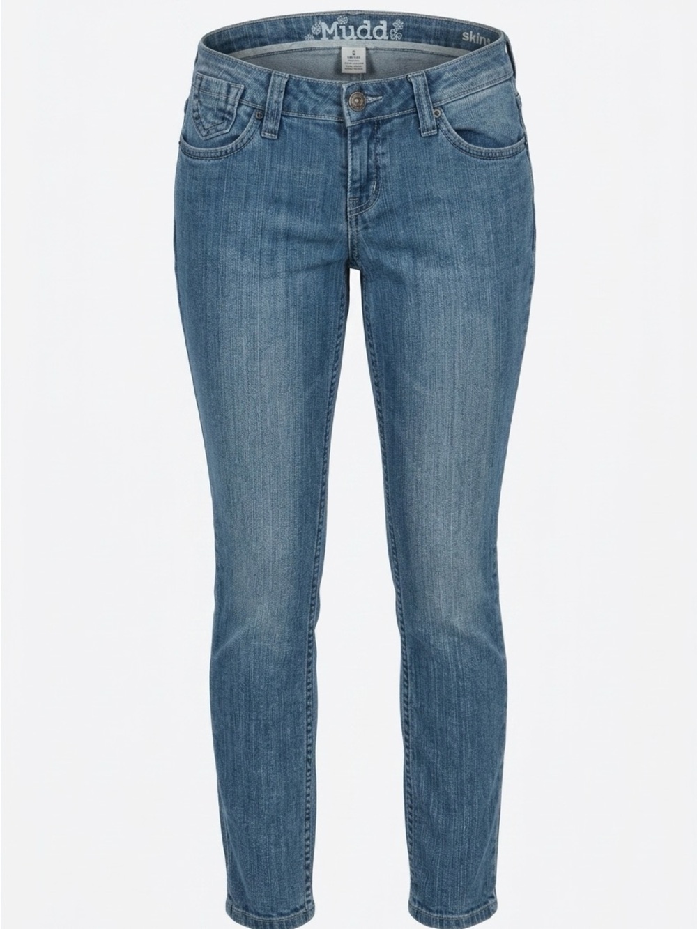 Vintage Y2K Mudd Women's Medium Blue Skinny Jeans